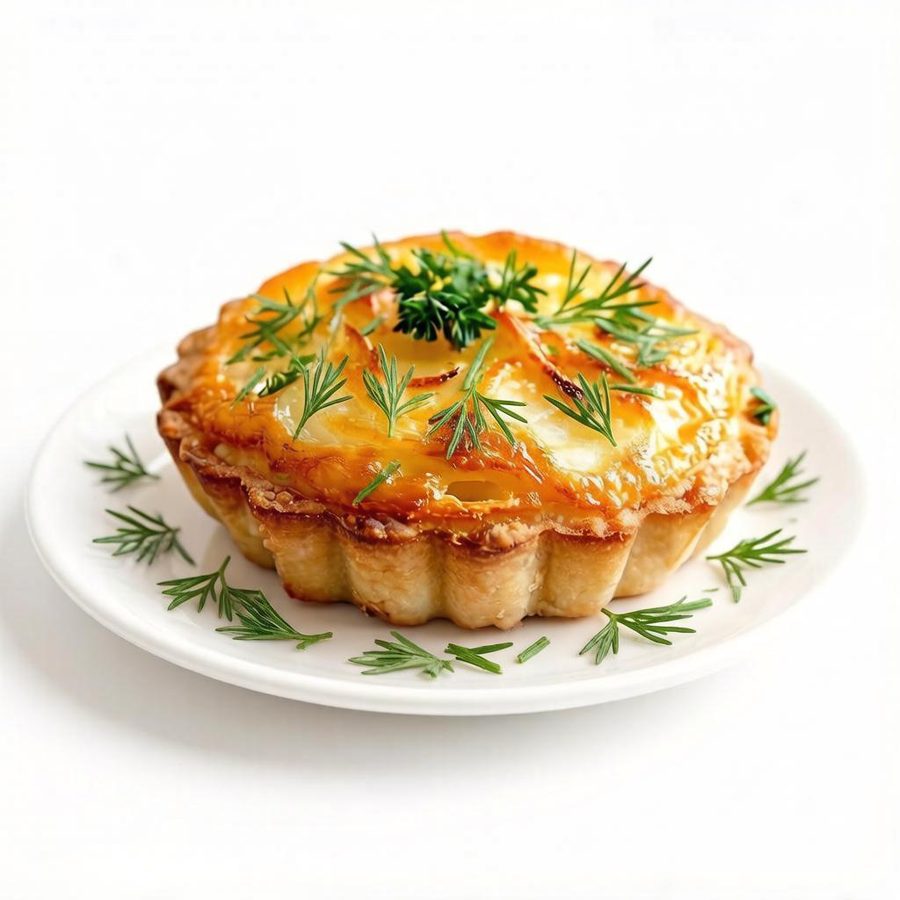 Жульен с грибами и курицей