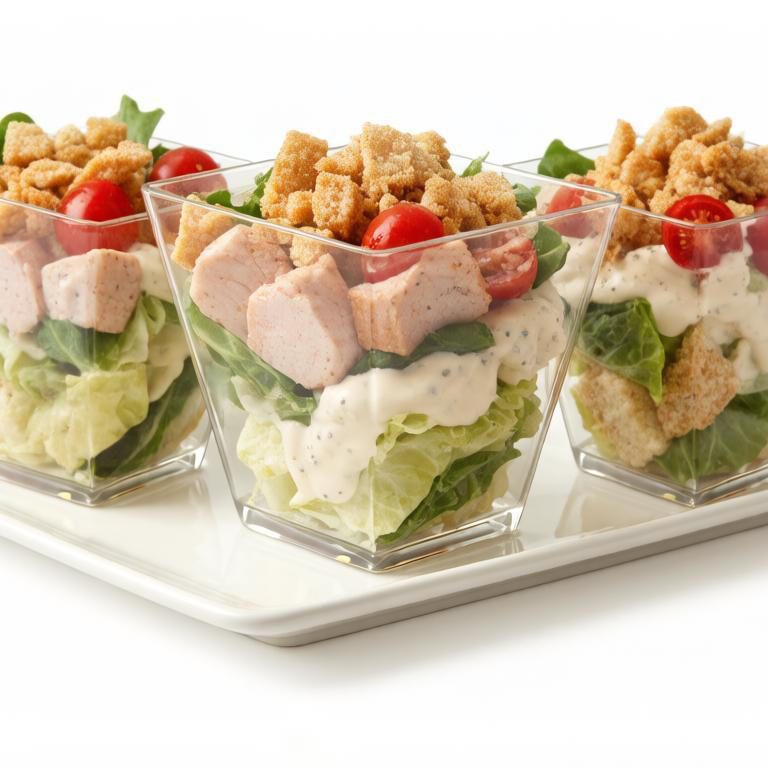 Салат Цезарь с курицей